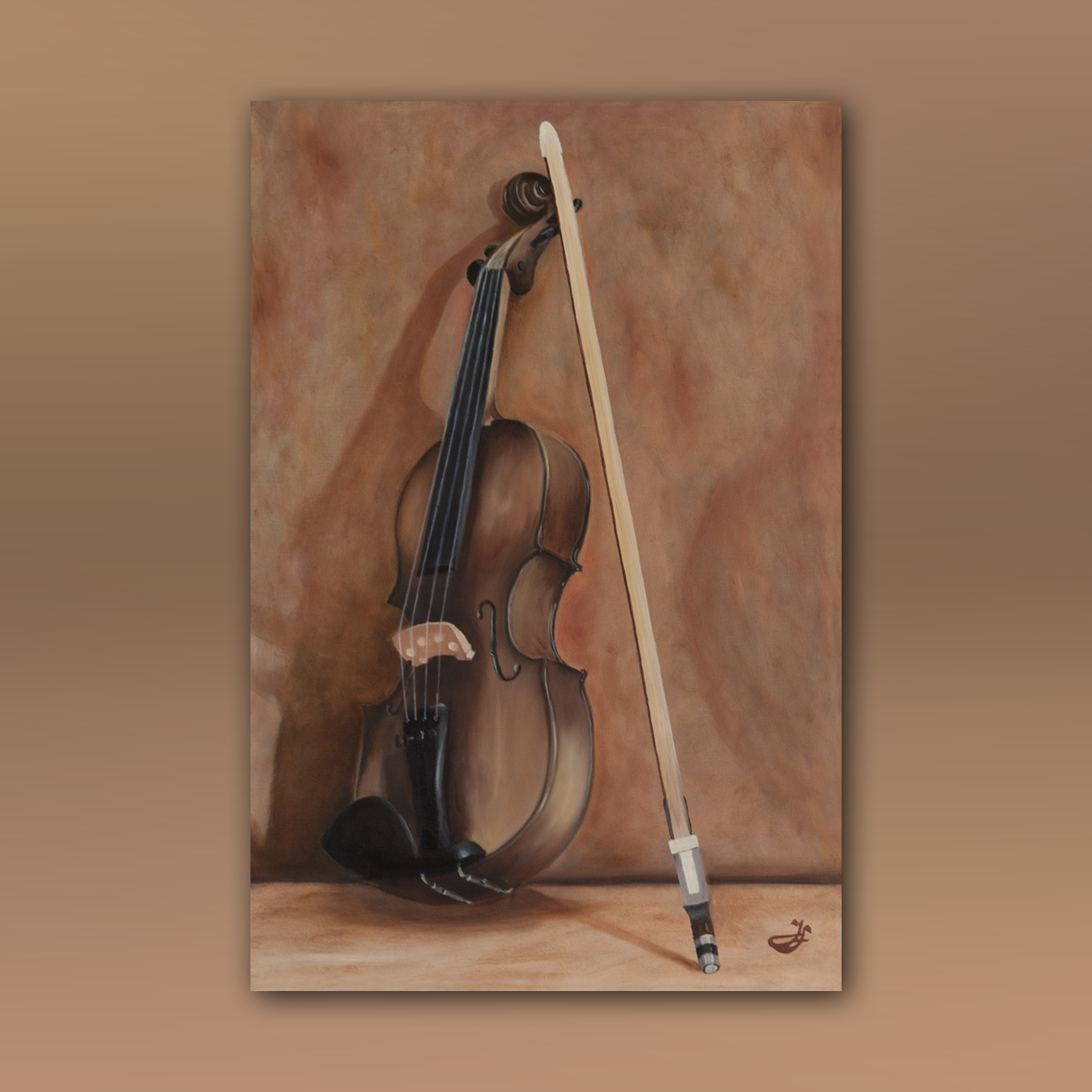 Do rukou Mistra_olejomalba na plátně_60x40 cm