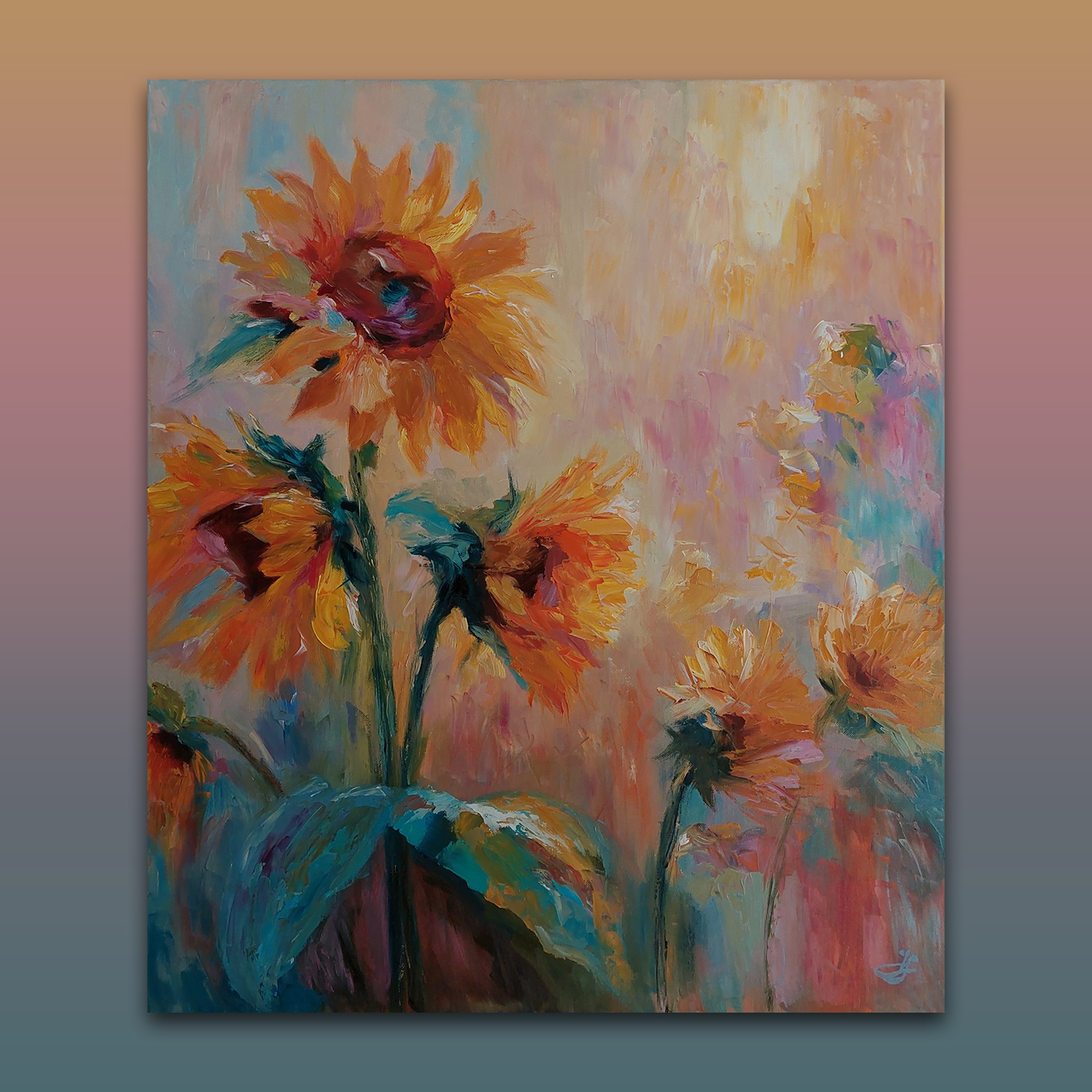 Co mám to Ti dám_olejomalba na plátně_70x60 cm