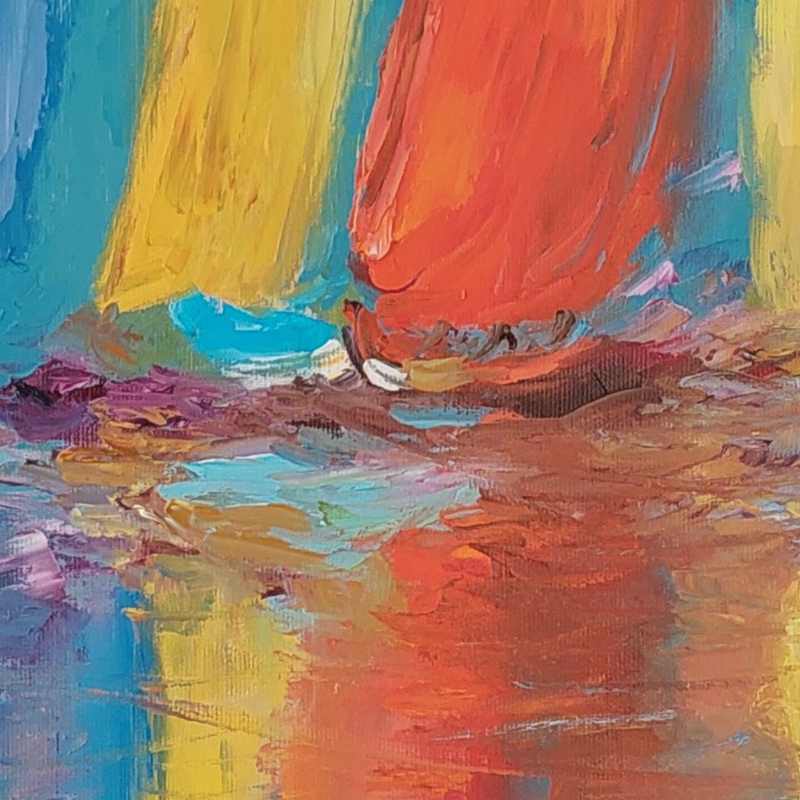 Plachetnicový rej_detail